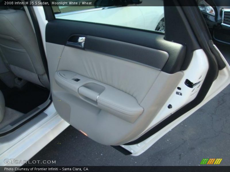 Moonlight White / Wheat 2008 Infiniti M 35 S Sedan