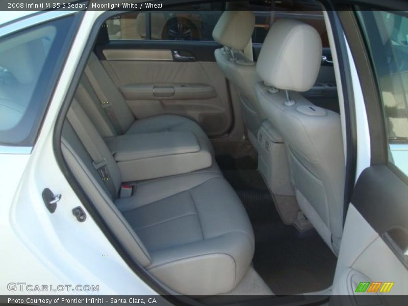 Moonlight White / Wheat 2008 Infiniti M 35 S Sedan