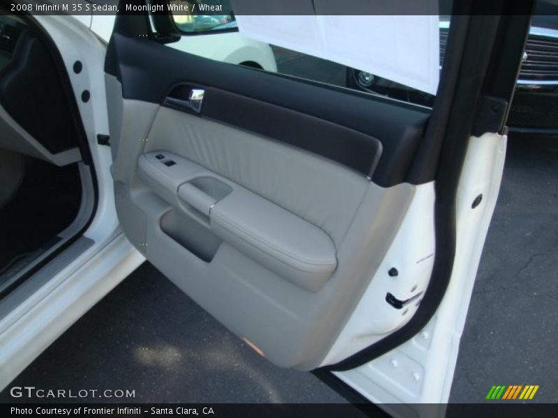 Moonlight White / Wheat 2008 Infiniti M 35 S Sedan
