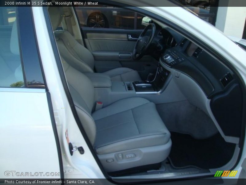Moonlight White / Wheat 2008 Infiniti M 35 S Sedan