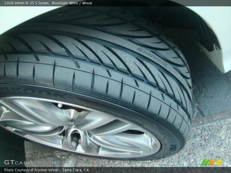 Moonlight White / Wheat 2008 Infiniti M 35 S Sedan