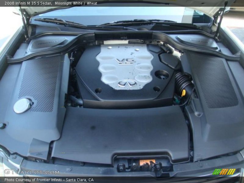 Moonlight White / Wheat 2008 Infiniti M 35 S Sedan