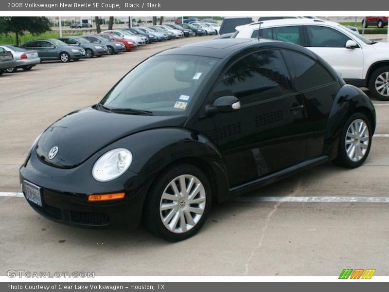Black / Black 2008 Volkswagen New Beetle SE Coupe