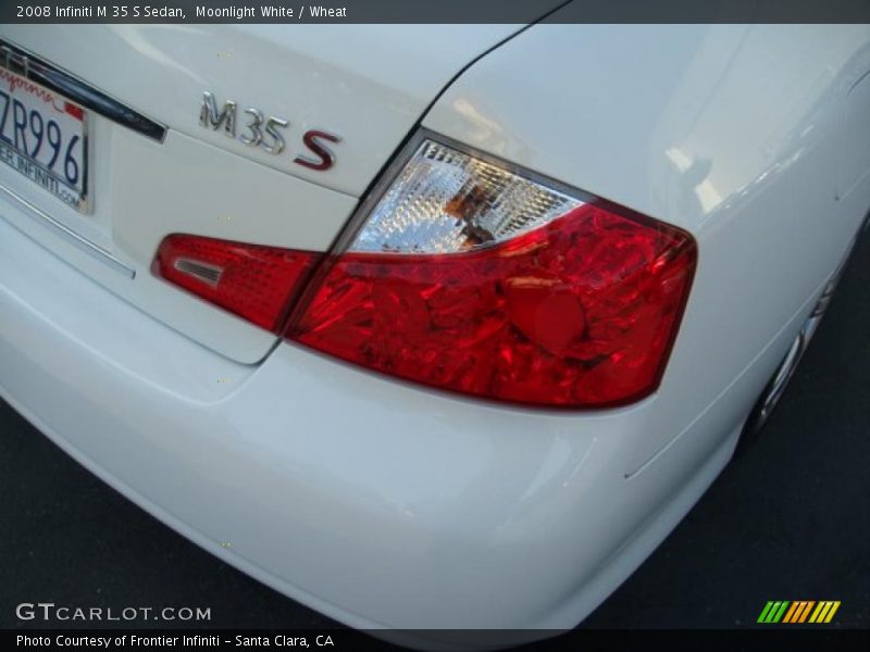 Moonlight White / Wheat 2008 Infiniti M 35 S Sedan