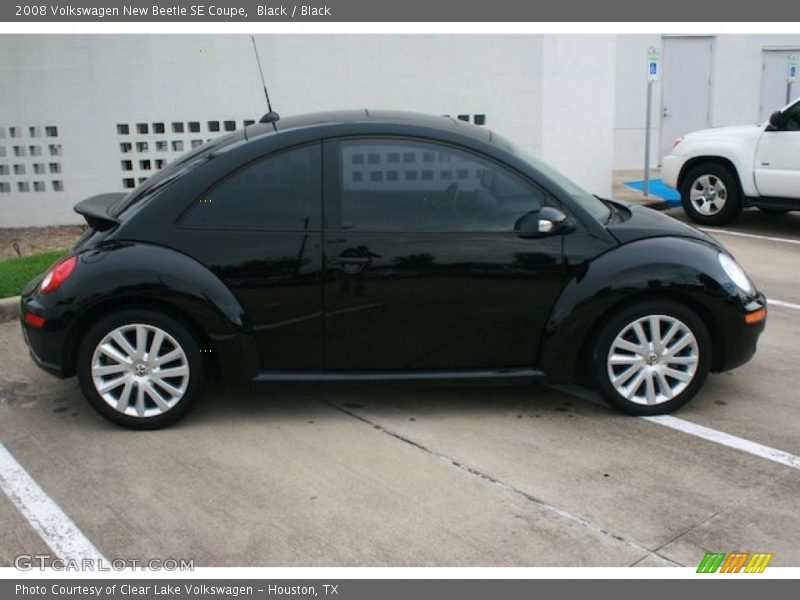 Black / Black 2008 Volkswagen New Beetle SE Coupe