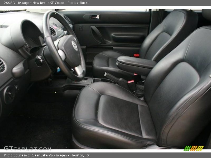  2008 New Beetle SE Coupe Black Interior