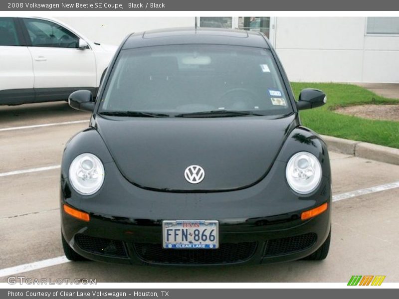 Black / Black 2008 Volkswagen New Beetle SE Coupe