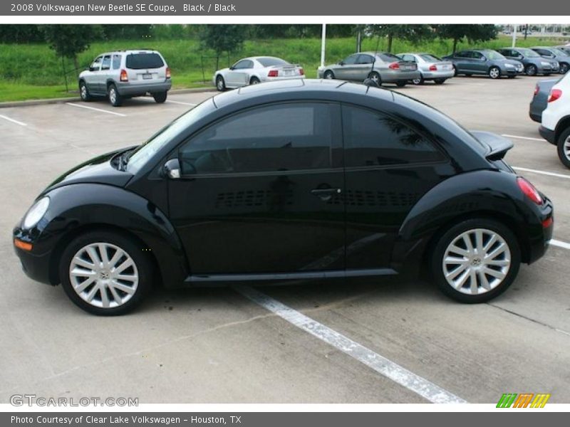 Black / Black 2008 Volkswagen New Beetle SE Coupe