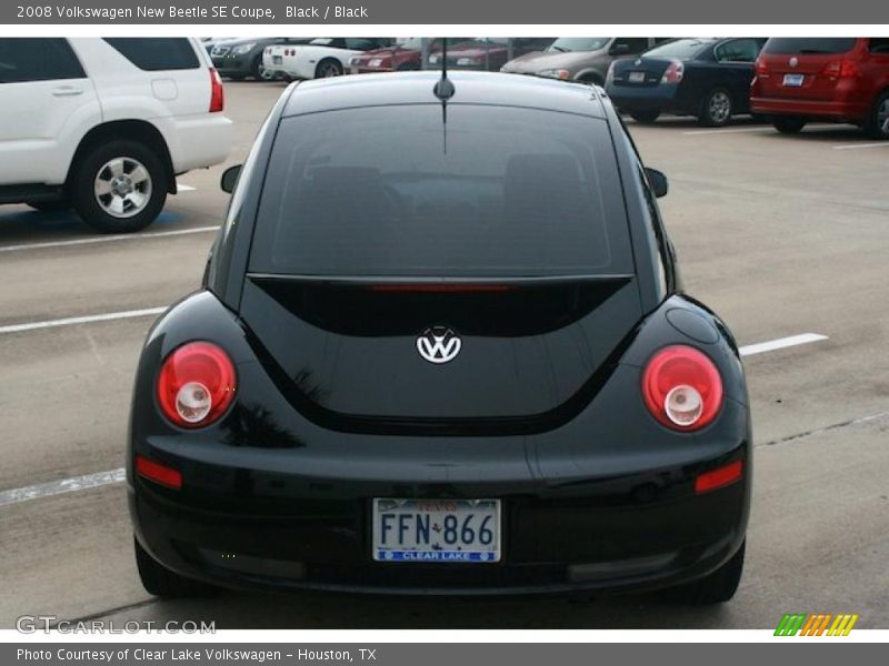 Black / Black 2008 Volkswagen New Beetle SE Coupe