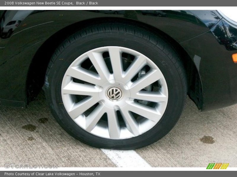 Black / Black 2008 Volkswagen New Beetle SE Coupe