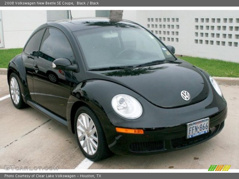 Black / Black 2008 Volkswagen New Beetle SE Coupe