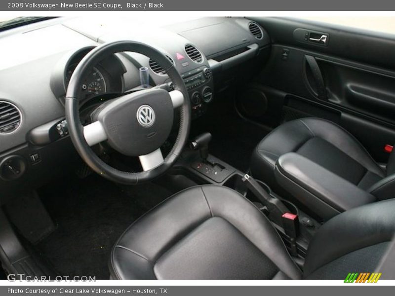  2008 New Beetle SE Coupe Black Interior