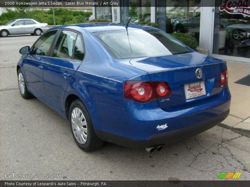 Laser Blue Metallic / Art Grey 2008 Volkswagen Jetta S Sedan