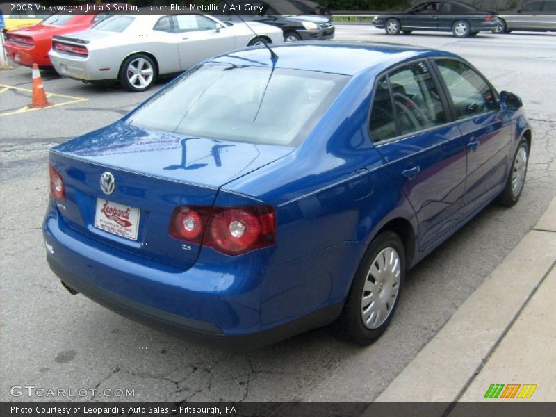 Laser Blue Metallic / Art Grey 2008 Volkswagen Jetta S Sedan