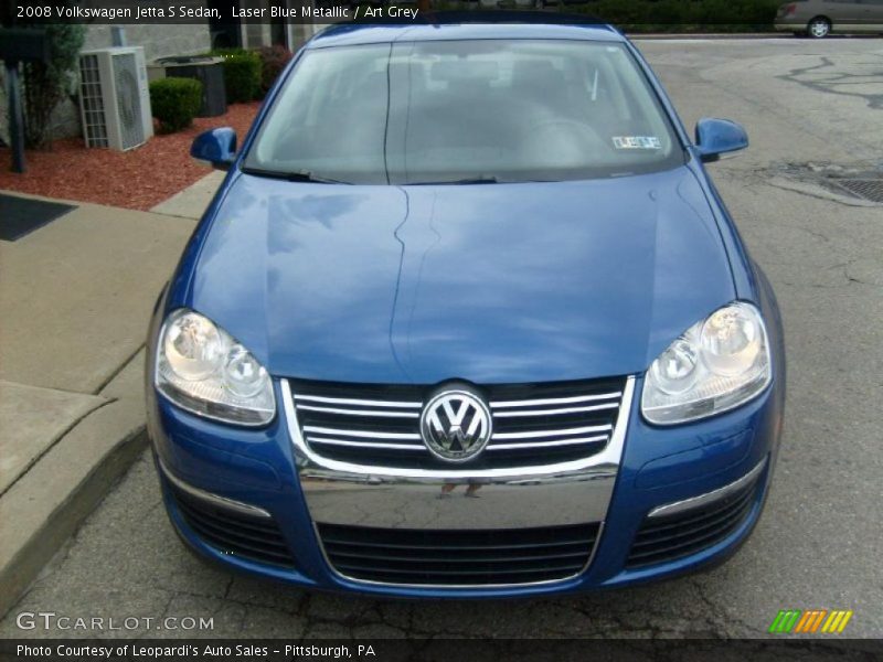 Laser Blue Metallic / Art Grey 2008 Volkswagen Jetta S Sedan