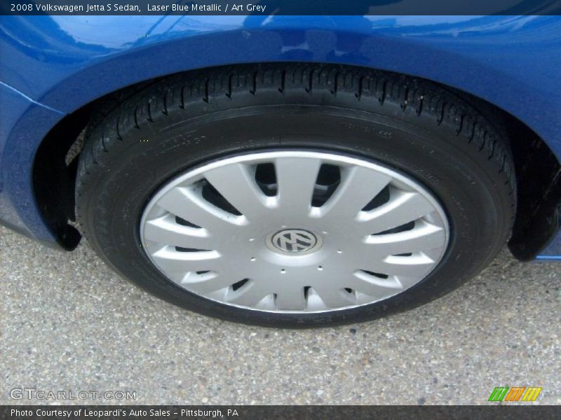 Laser Blue Metallic / Art Grey 2008 Volkswagen Jetta S Sedan