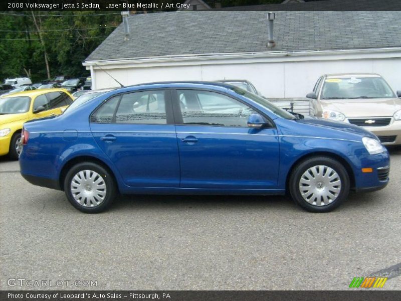Laser Blue Metallic / Art Grey 2008 Volkswagen Jetta S Sedan