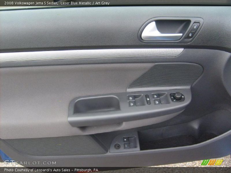 Laser Blue Metallic / Art Grey 2008 Volkswagen Jetta S Sedan