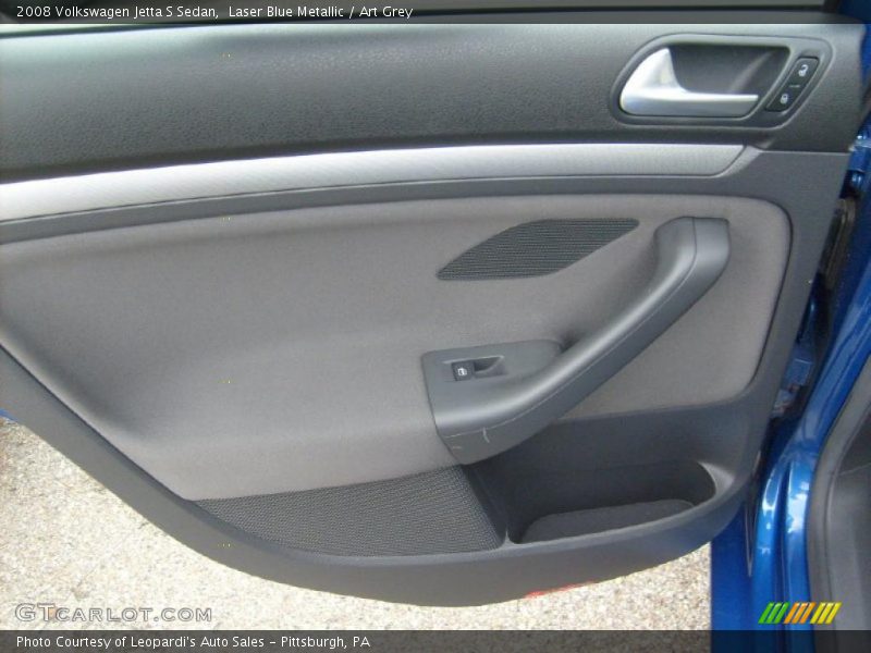 Laser Blue Metallic / Art Grey 2008 Volkswagen Jetta S Sedan