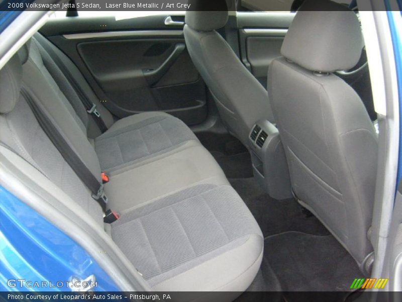 Laser Blue Metallic / Art Grey 2008 Volkswagen Jetta S Sedan