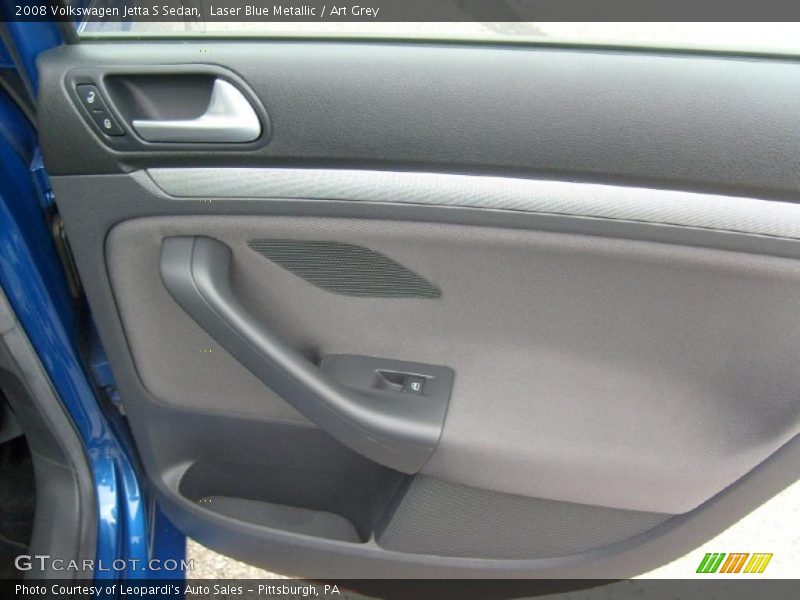 Laser Blue Metallic / Art Grey 2008 Volkswagen Jetta S Sedan