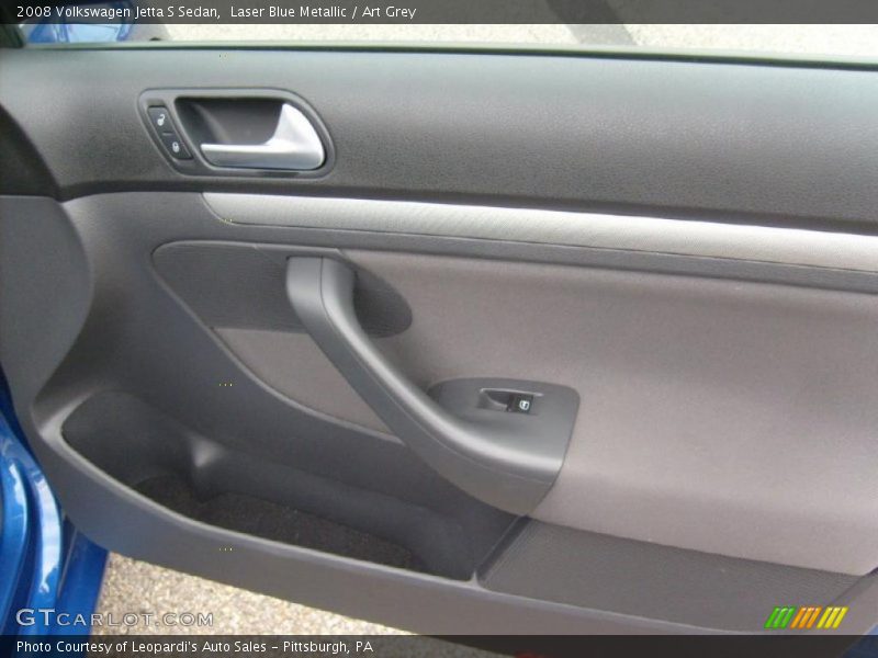 Laser Blue Metallic / Art Grey 2008 Volkswagen Jetta S Sedan