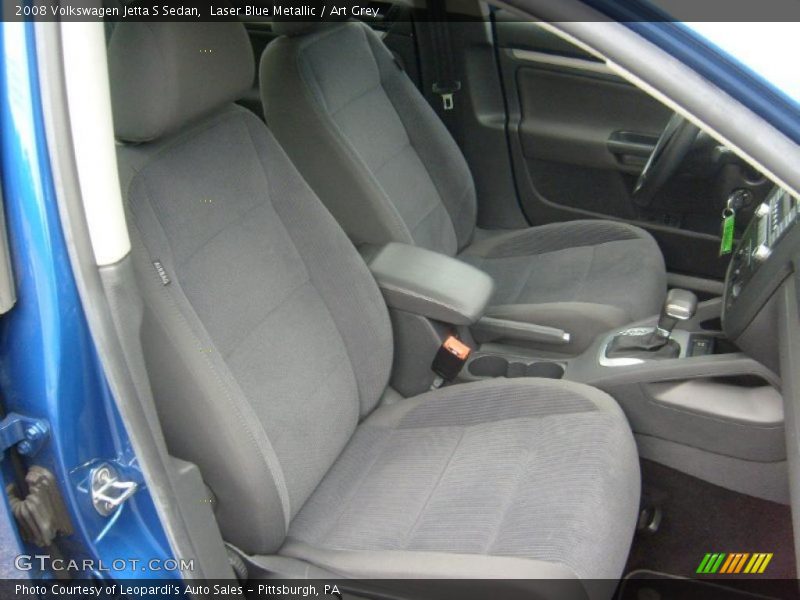 Laser Blue Metallic / Art Grey 2008 Volkswagen Jetta S Sedan