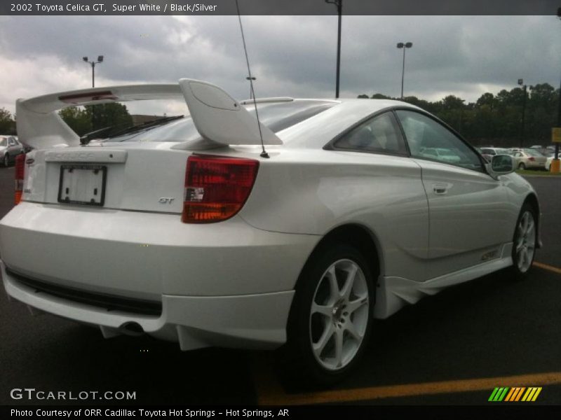 Super White / Black/Silver 2002 Toyota Celica GT