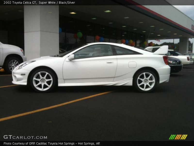 Super White / Black/Silver 2002 Toyota Celica GT
