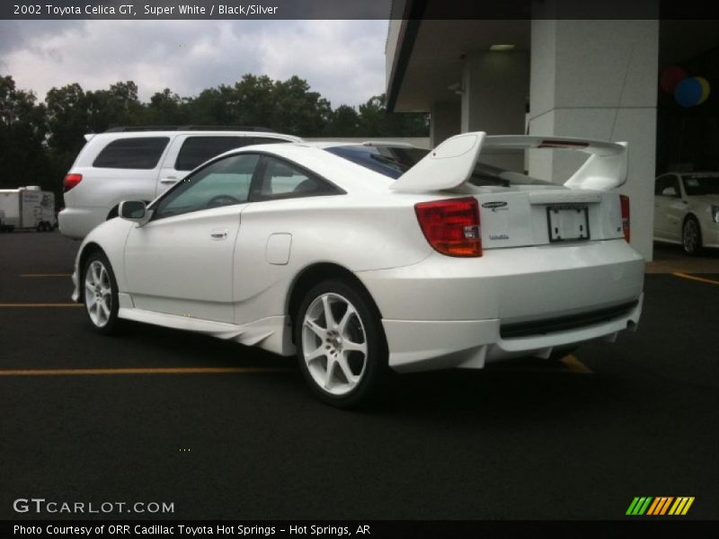 Super White / Black/Silver 2002 Toyota Celica GT