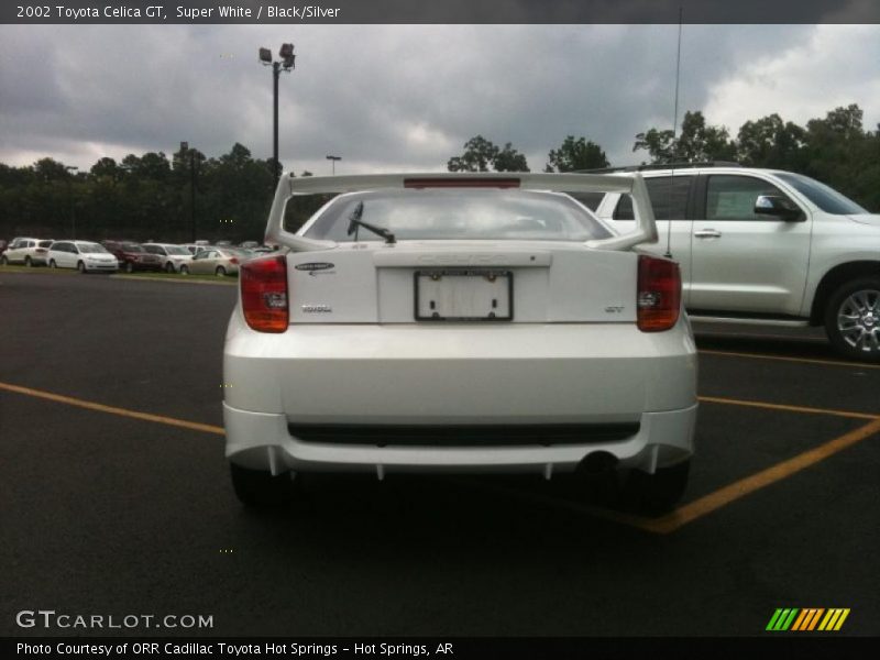 Super White / Black/Silver 2002 Toyota Celica GT