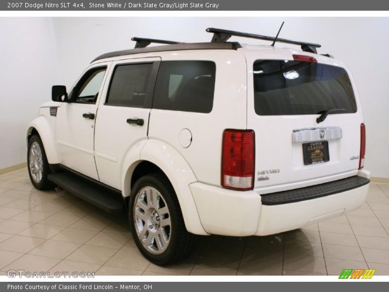 Stone White / Dark Slate Gray/Light Slate Gray 2007 Dodge Nitro SLT 4x4
