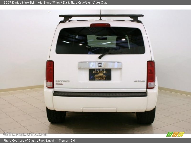 Stone White / Dark Slate Gray/Light Slate Gray 2007 Dodge Nitro SLT 4x4