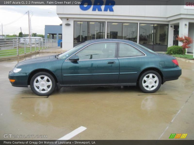 Palm Green Pearl / Gray 1997 Acura CL 2.2 Premium