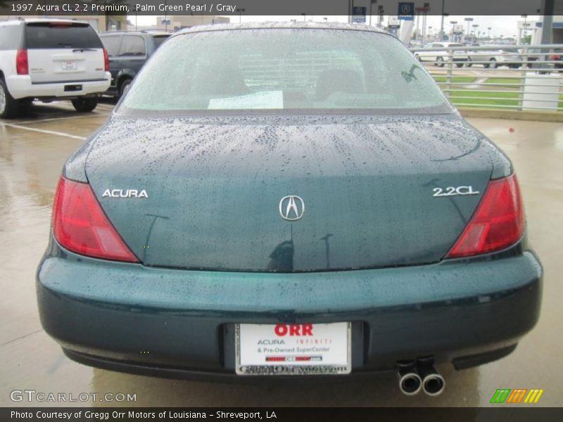 Palm Green Pearl / Gray 1997 Acura CL 2.2 Premium