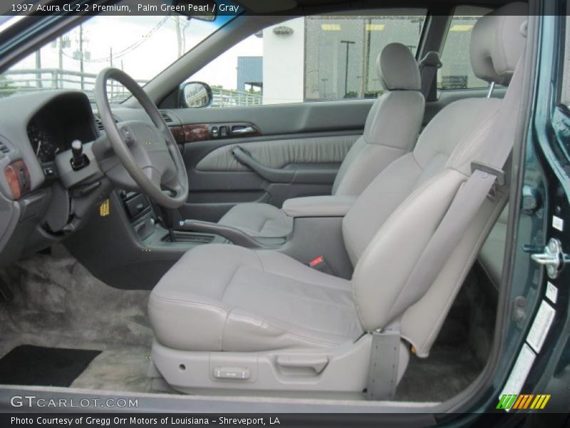 Palm Green Pearl / Gray 1997 Acura CL 2.2 Premium