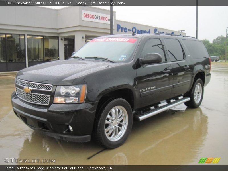 Black / Light Cashmere/Ebony 2007 Chevrolet Suburban 1500 LTZ 4x4