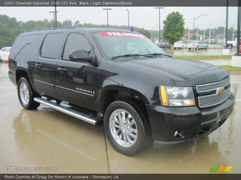 Black / Light Cashmere/Ebony 2007 Chevrolet Suburban 1500 LTZ 4x4