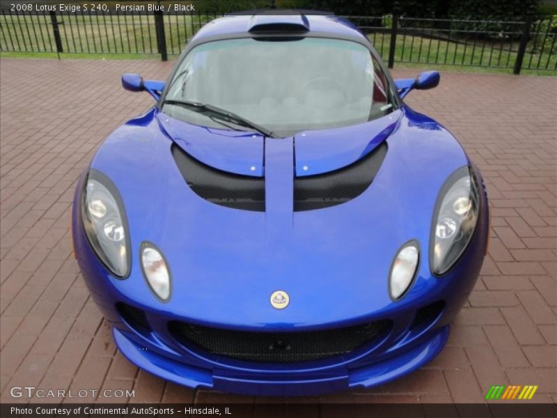Persian Blue / Black 2008 Lotus Exige S 240