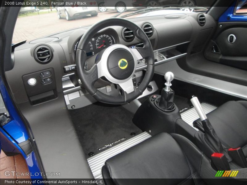 Black Interior - 2008 Exige S 240 