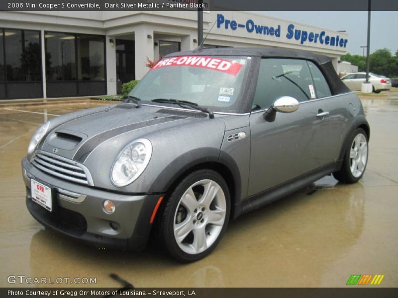 Dark Silver Metallic / Panther Black 2006 Mini Cooper S Convertible