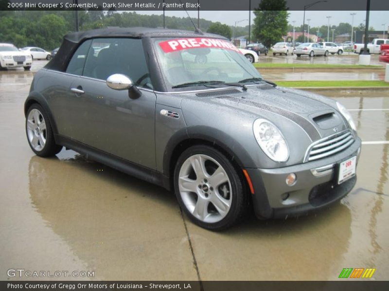 Dark Silver Metallic / Panther Black 2006 Mini Cooper S Convertible