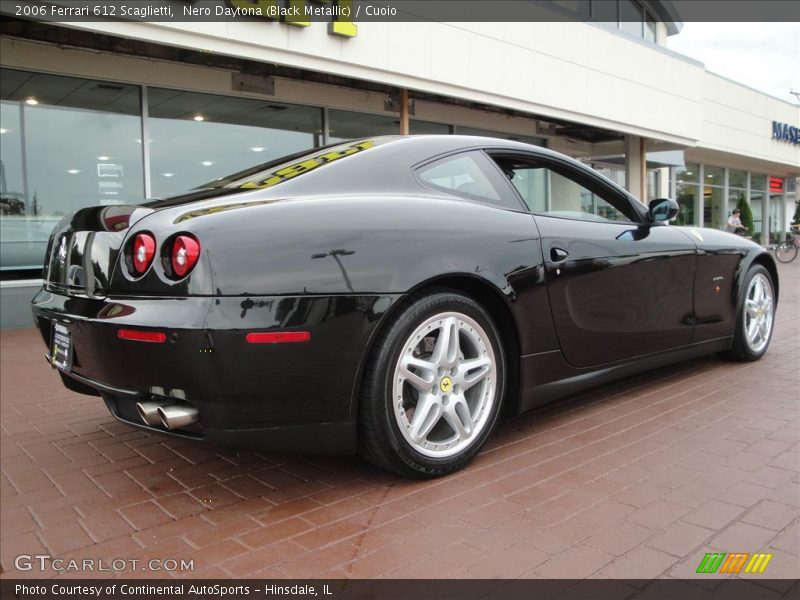Nero Daytona (Black Metallic) / Cuoio 2006 Ferrari 612 Scaglietti