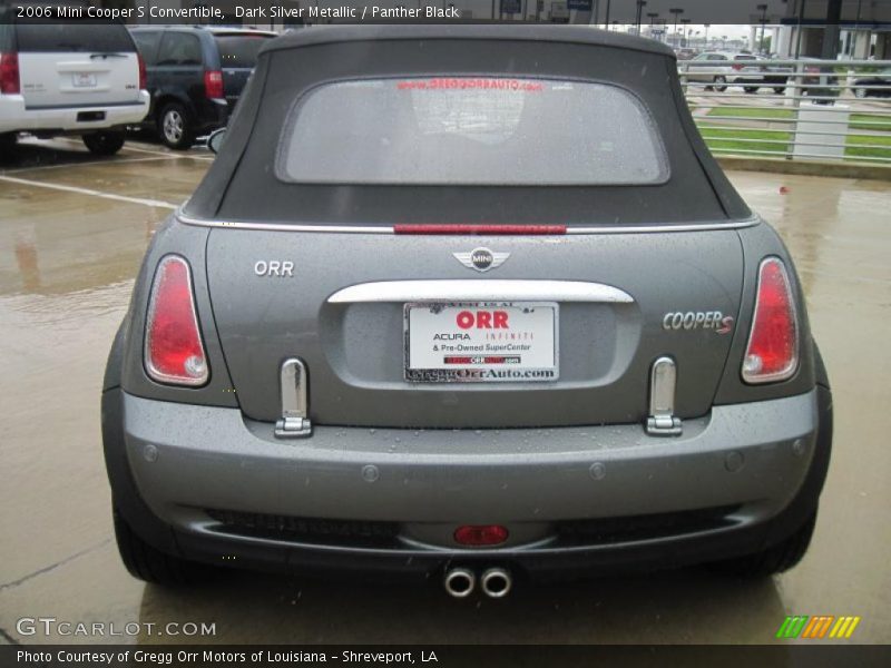 Dark Silver Metallic / Panther Black 2006 Mini Cooper S Convertible
