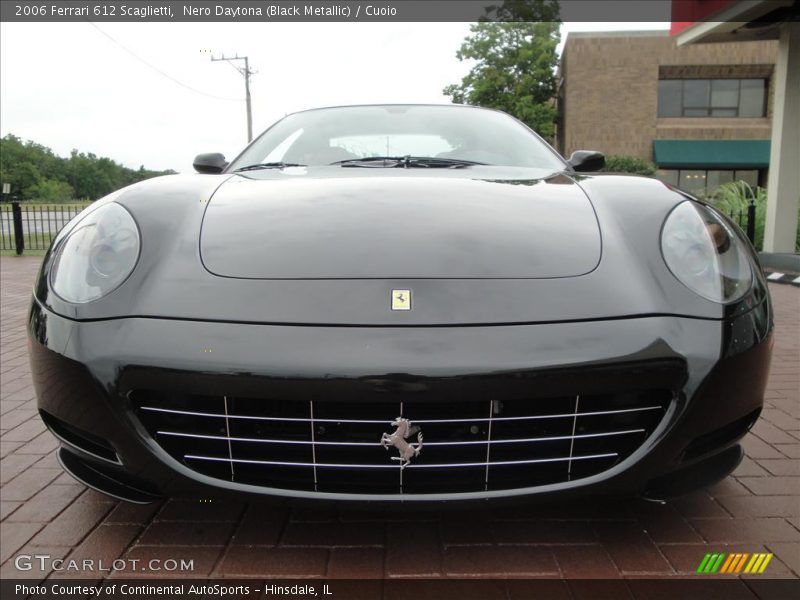 Nero Daytona (Black Metallic) / Cuoio 2006 Ferrari 612 Scaglietti