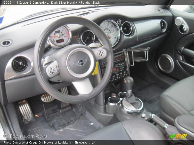 Dark Silver Metallic / Panther Black 2006 Mini Cooper S Convertible