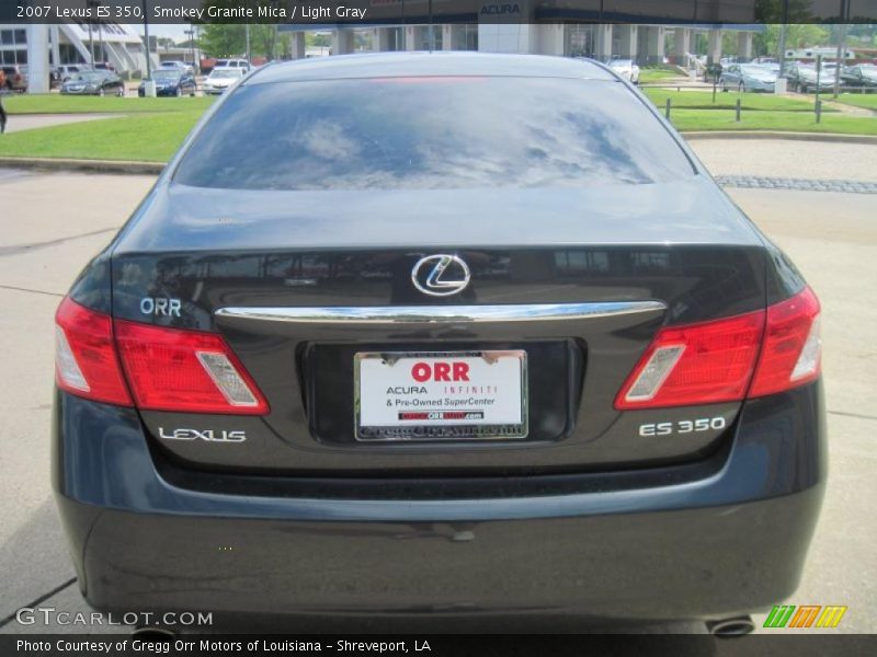 Smokey Granite Mica / Light Gray 2007 Lexus ES 350