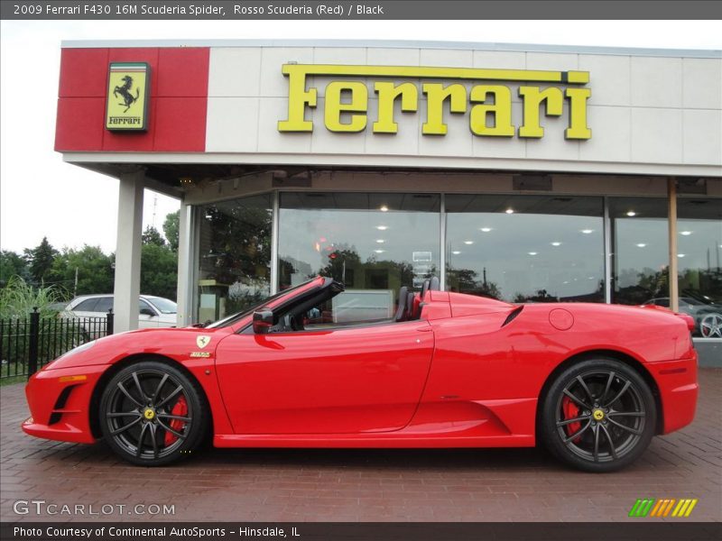 Rosso Scuderia (Red) / Black 2009 Ferrari F430 16M Scuderia Spider