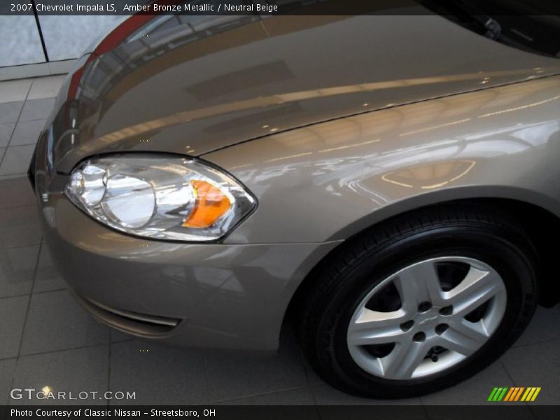 Amber Bronze Metallic / Neutral Beige 2007 Chevrolet Impala LS