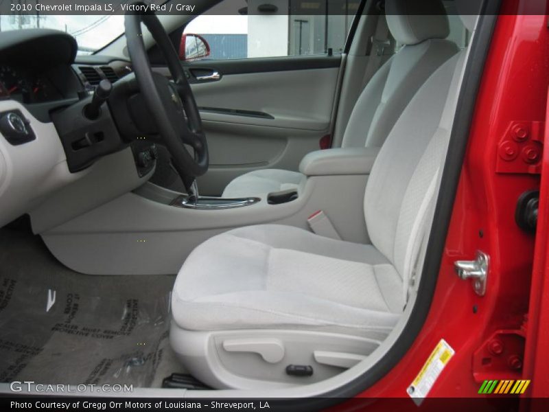 Victory Red / Gray 2010 Chevrolet Impala LS